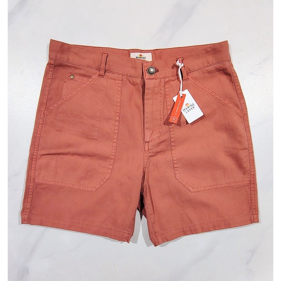 Marine Layer Other - Marine Layer Men's Shorts Cargo Etruscan Red Chino 30 Casual Utility Hiking NWT